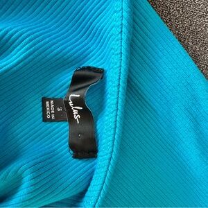 Lulu's Vibrant Teal Dress